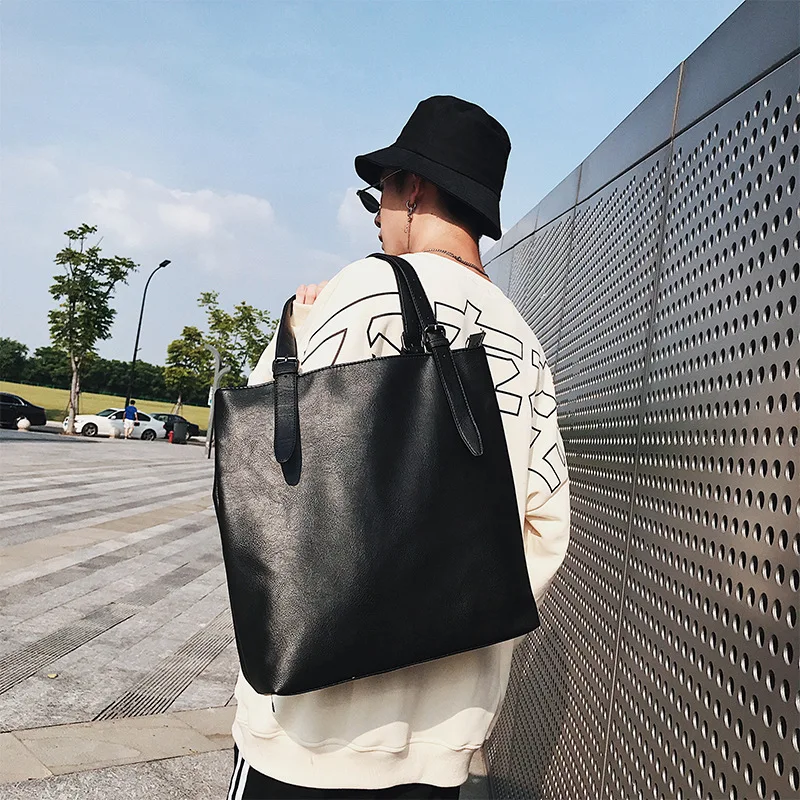 

2021 New Arrival Men Designer Hand Bags Portable Casual Leather Laptop Tote Bag Large Capacity Mens Shoulder Bags Light Handbags