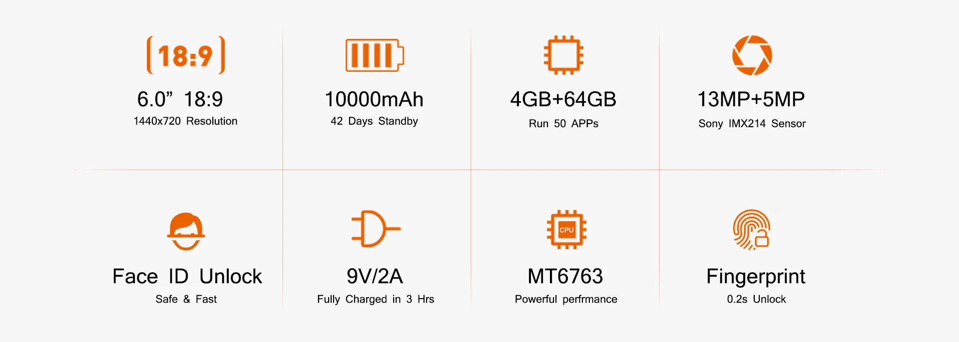 OUKITEL K7 Pro Смартфон Android 9,0 9В/2A мобильного телефона MT6763 Octa Core, 4G, Оперативная память 64G Встроенная память 6," FHD+ 18:9 10000 мАч, определение отпечатка пальца