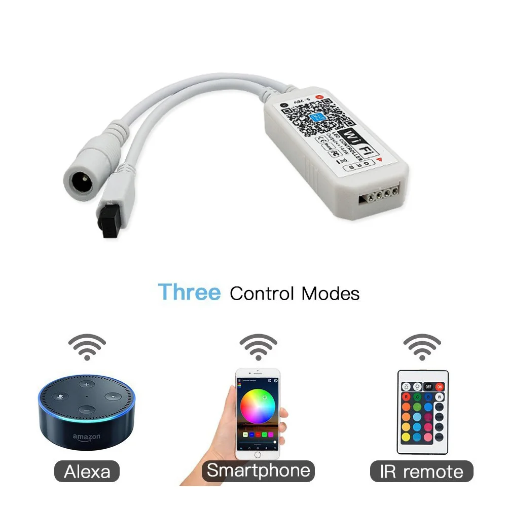 1-10 шт. Волшебный дом 5 в 12 В 24 RGB Wifi контроллер RGBW RGBWW + CCT Bluetooth 2 4G сенсорный для 5050 2835