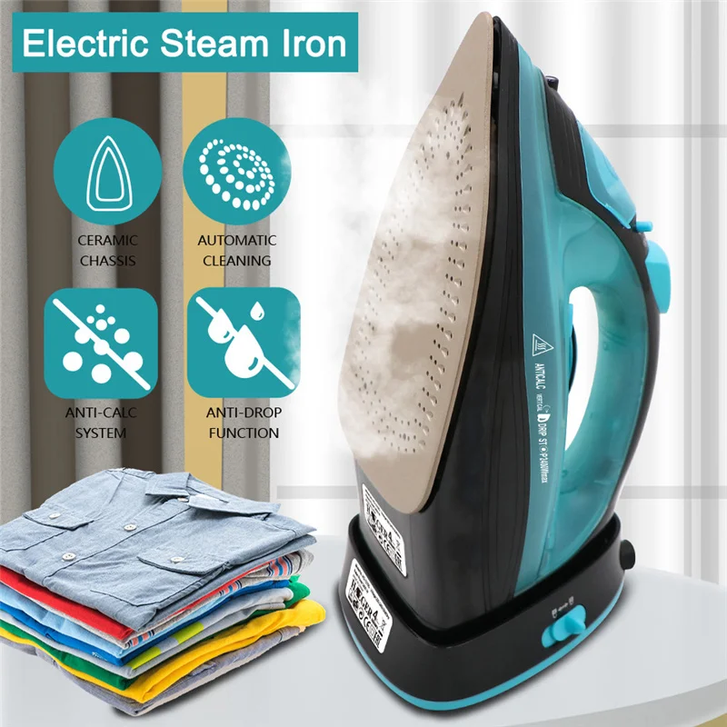 

Cordless Electric Steam Iron ironing machine 350ml Water Tank 20s fast Warm-up Steam Garment Steamers for Clothes