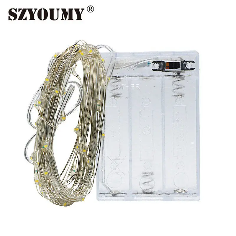 Рождественская светодиодная гирлянда SZYOUMY сказосветильник украшение