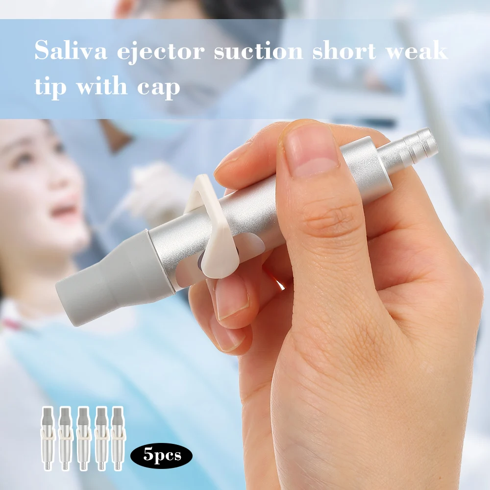 5/5 шт. стоматологический клапан отсос для ротовой слюны короткий слабый