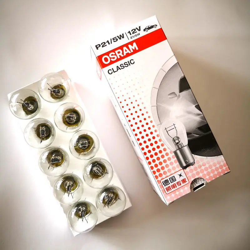Osram автомобильный стоп-сигнал задняя фара задняя противотуманная фара P21/5 W 7528 двухпроводная двухъярусная кровать ноги 7506 выравнивание футов мононити