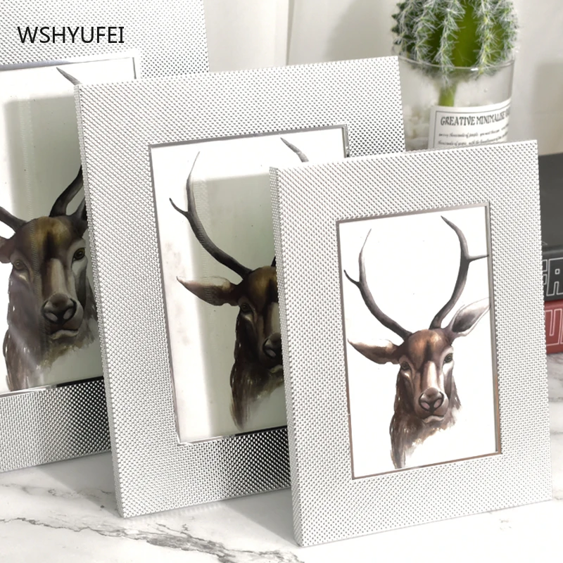 Современная высококачественная металлическая фоторамка набор 6 дюймов 7 8