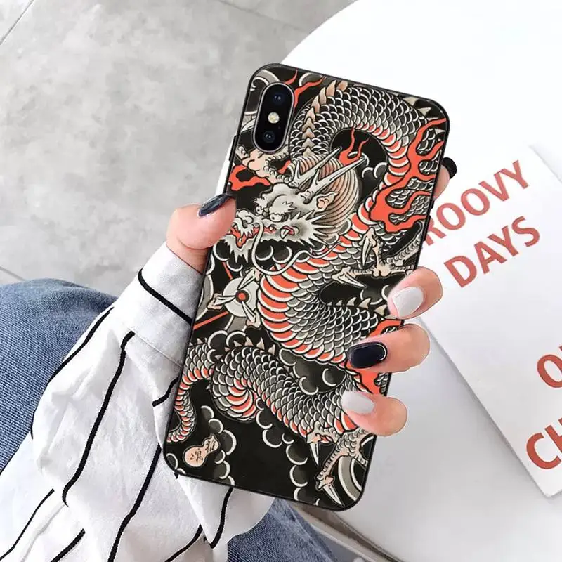 

Chinese Dragon Phone Case for iPhone 11 12 pro XS MAX 8 7 6 6S Plus X 5S SE 2020 XR mini