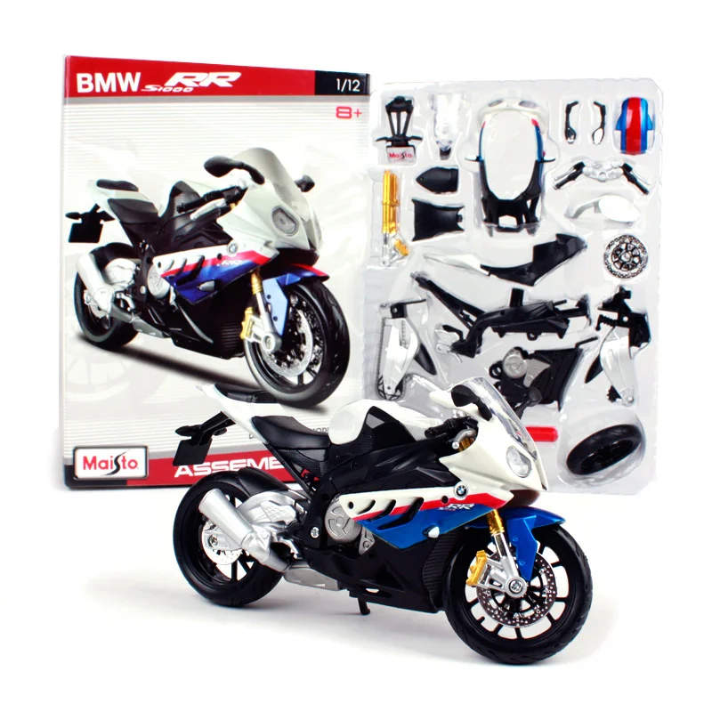 Комплект моделей мотоциклов и велосипедов Maisto 1:12 BMW S 1000 RR tomahawk 39191 |