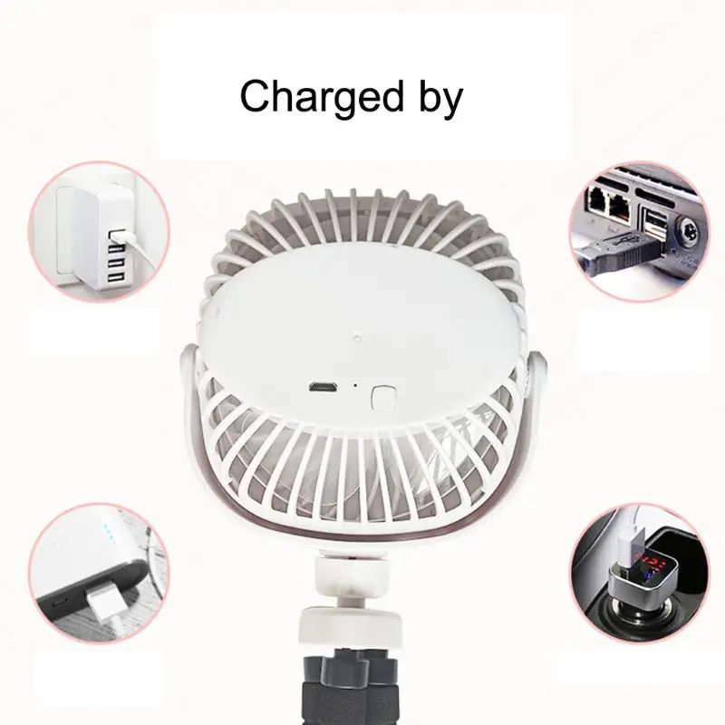 USB аккумуляторная детская коляска вентилятор автомобильное сиденье Гибкий