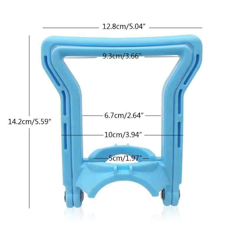 

Plastic Bottled Water Handle Energy Saving Thicker Double Pail Bucket Lifting Device Carry Holder