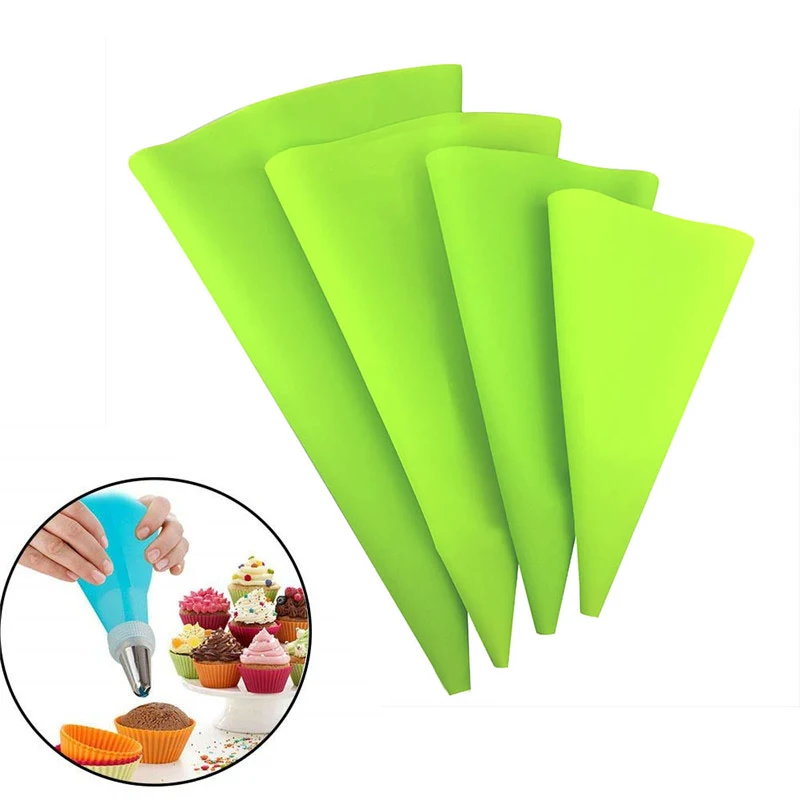 

4 шт. многоразовые Кондитерские мешки, кухонные приспособления, кондитерский мешок для крема, Аксессуары для выпечки, «сделай сам», инструме...