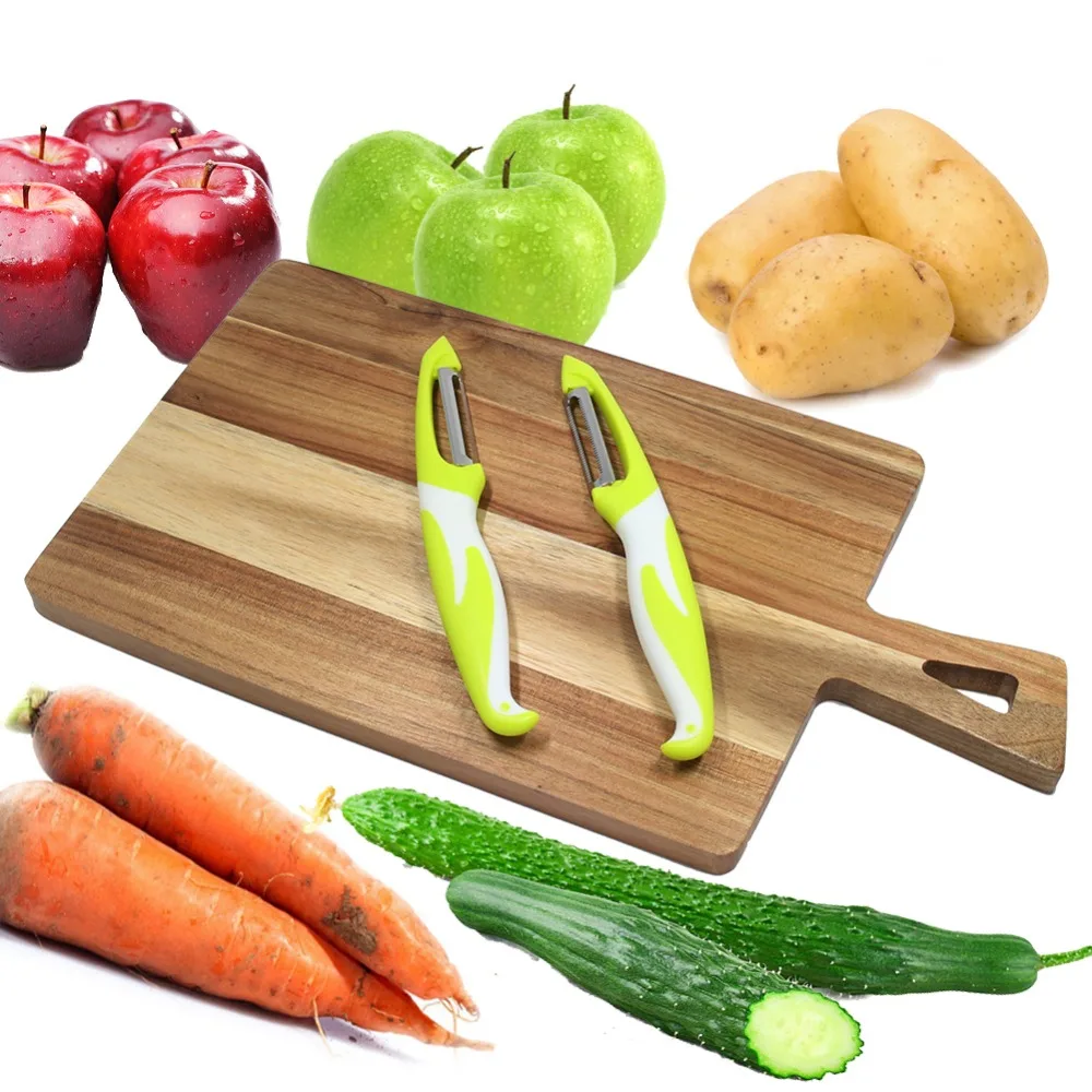 

pelador de verduras y frutas de acero inoxidable, Super pelador de patatas, utensilios de cocina, 2 piezas Free shipping