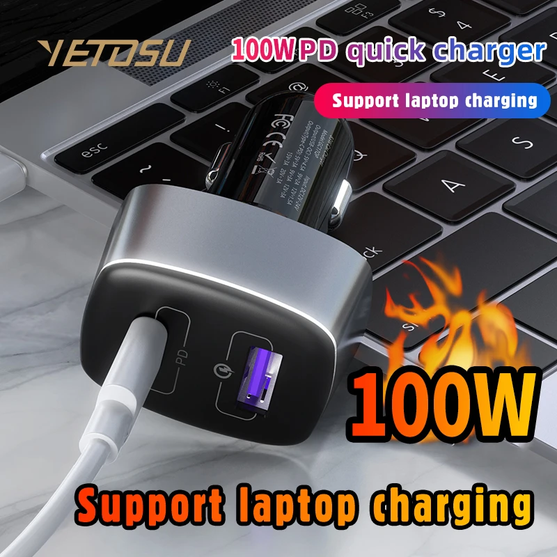 100w автомобильное зарядное ус