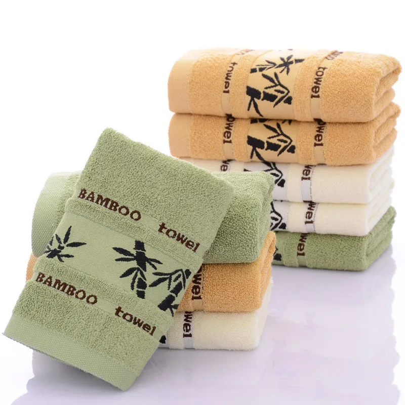 Hot Sale Black Ink Bamboo Jacquard Width Break Thick Towel Soft Best Value Towels for Bathroom | Дом и сад