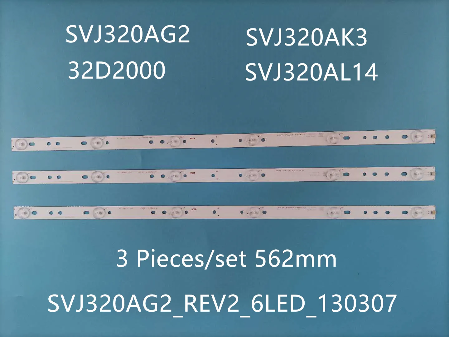 3 шт./компл. 562 мм новая светодиодная лента SVJ320AG2 SVJ320AG2_REV2_6LED_130307 32D2000 SVJ320AK3 SVJ320AL14 |
