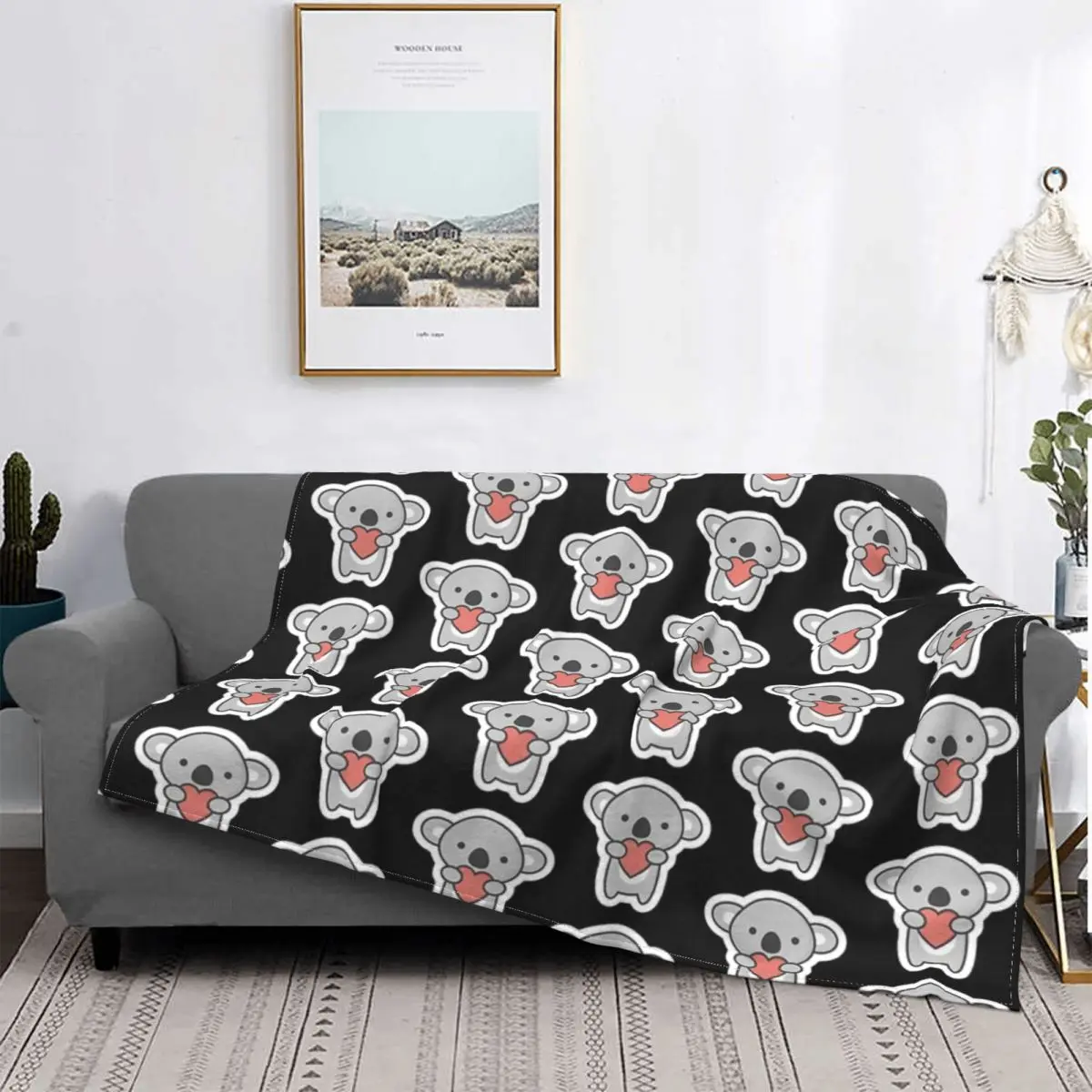 

Manta a cuadros de Koala, colcha para cama, sofa, cama de muselina, manta a cuadros, colcha de verano