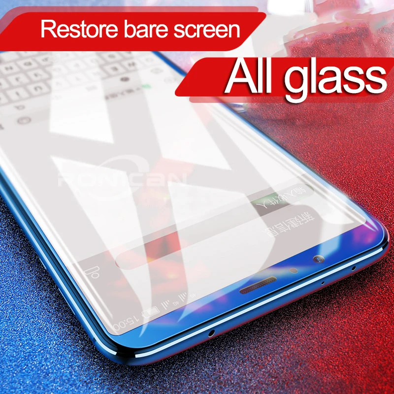 Закаленное стекло с полным покрытием против царапин для Huawei Honor 8 9 V10 V9 Play