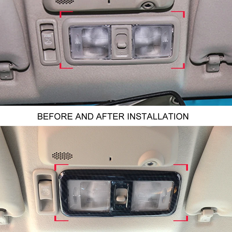 Аксессуары ABS интерьерная Передняя и задняя лампа для чтения фреза выкружки