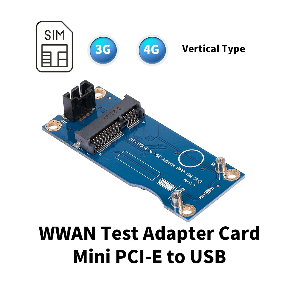 Мини адаптер PCI E на USB с слотом для SIM карты|Компьютерные кабели и разъемы| |