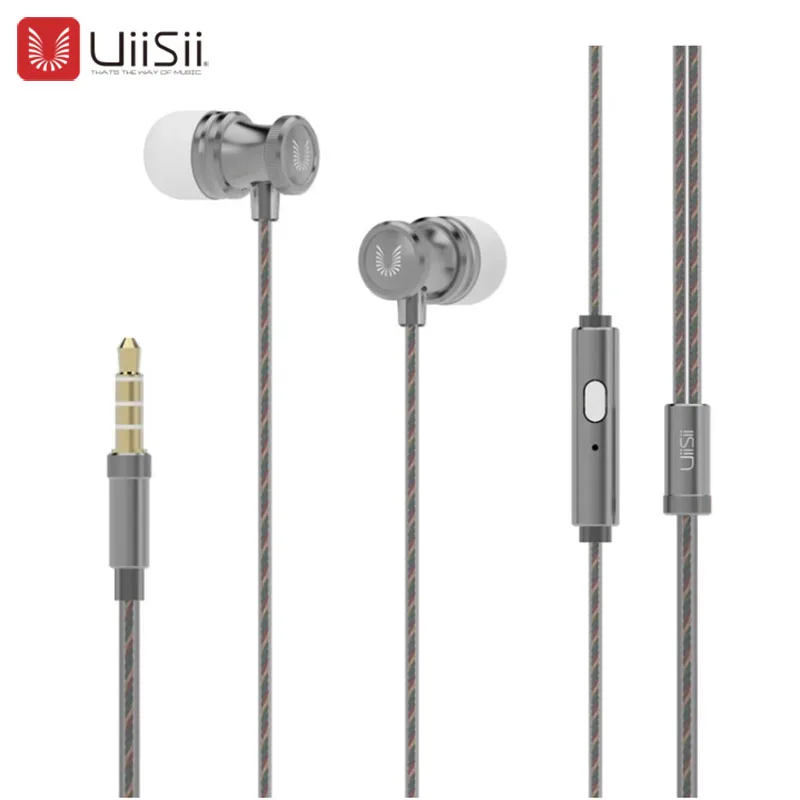 Uiisii наушники US80 Премиум сабвуфер HD Hi Fi с микрофоном 3 5 мм для Android iOS phone
