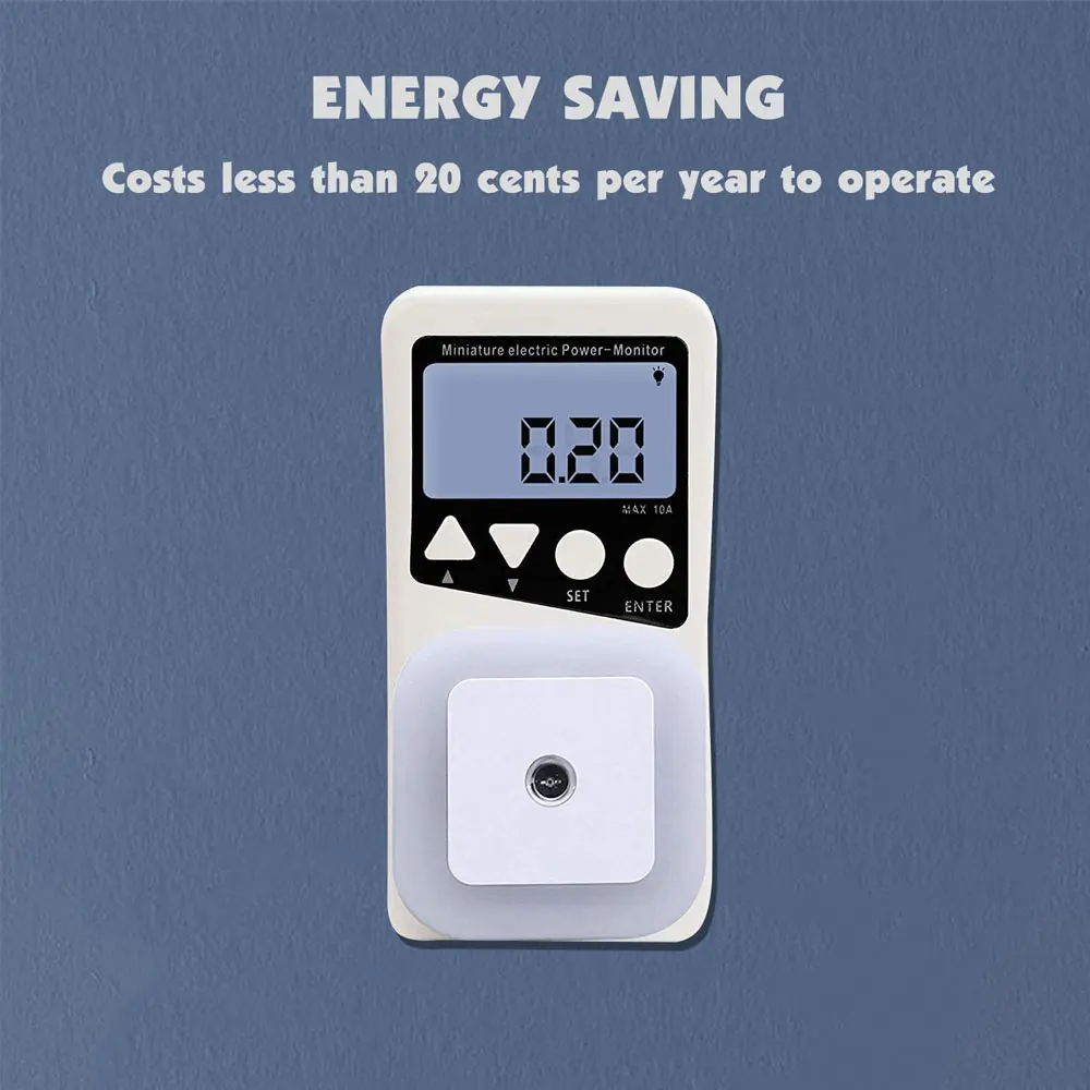 Mini LED Night Light EU/US Plug in Dusk to Dawn Sensor Wall Nights Lamp Square for Bedroom Hallway Stairs Corridor 110V 220V | Освещение