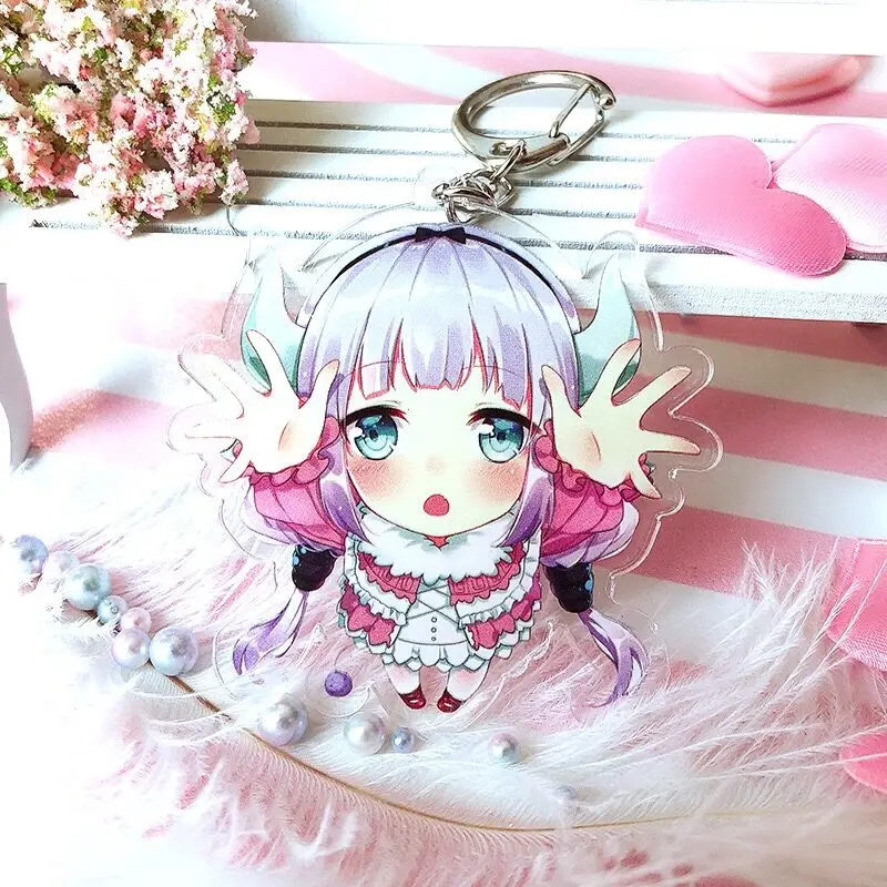 1 шт. аниме Kobayashi San Chi No Maid брелок в виде дракона Miss Kobayashi's Dragon Kanna Kamui фигурки