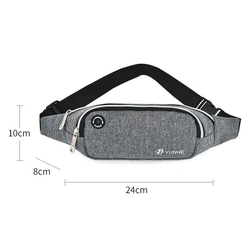 

Portable Women Chest Crossbody Bag Solid Multi-pocket Canvas Shoulder Waist Pack Multi-function Travel Sports Outdoor Pocket