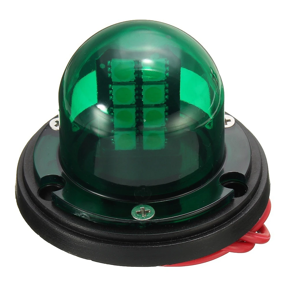 

2Pcs Red + Green Stainless Steel 12/24V Marine Boat Yacht LED Navigation Light