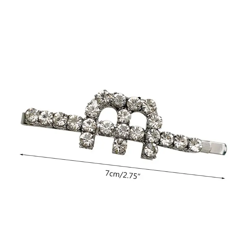 Корейские женские полноразмерные заколки для волос Стразы минималистичные