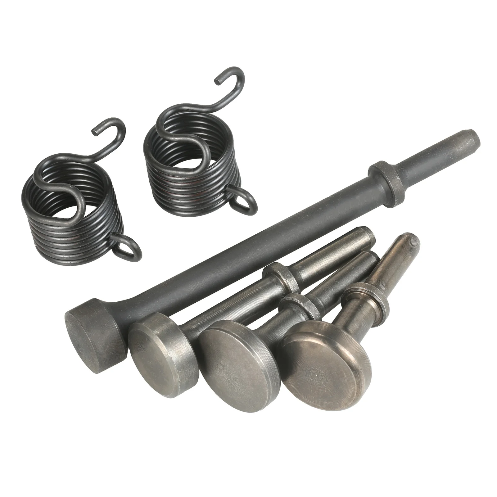 

KKmoon 6-Piece Smoothing Pneumatic Air Hammer Bit Set 40Cr Steel Pneumatic Chisel Bits with Spring