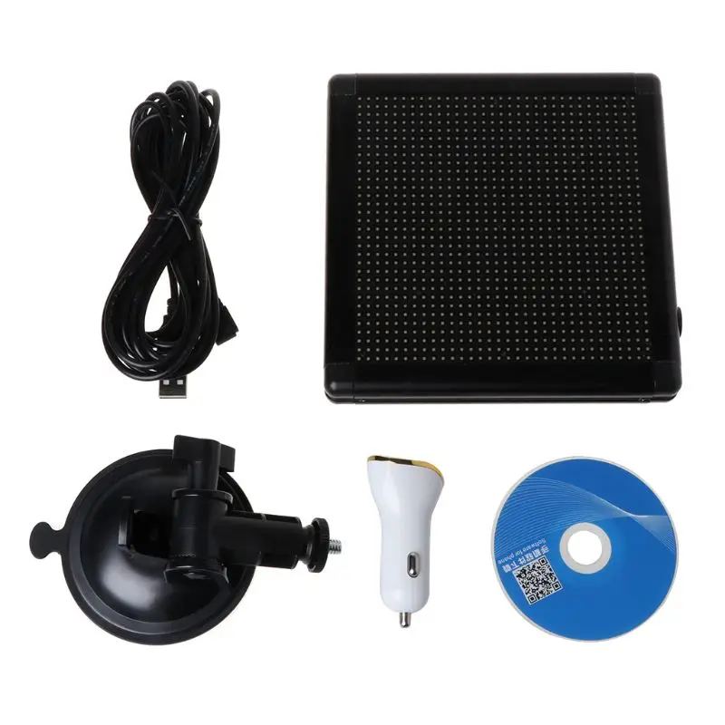 

Full-color Car Led Display Screen Visibility Glow Wireless WiFi APP Remote Control for Car Accessories N1HD