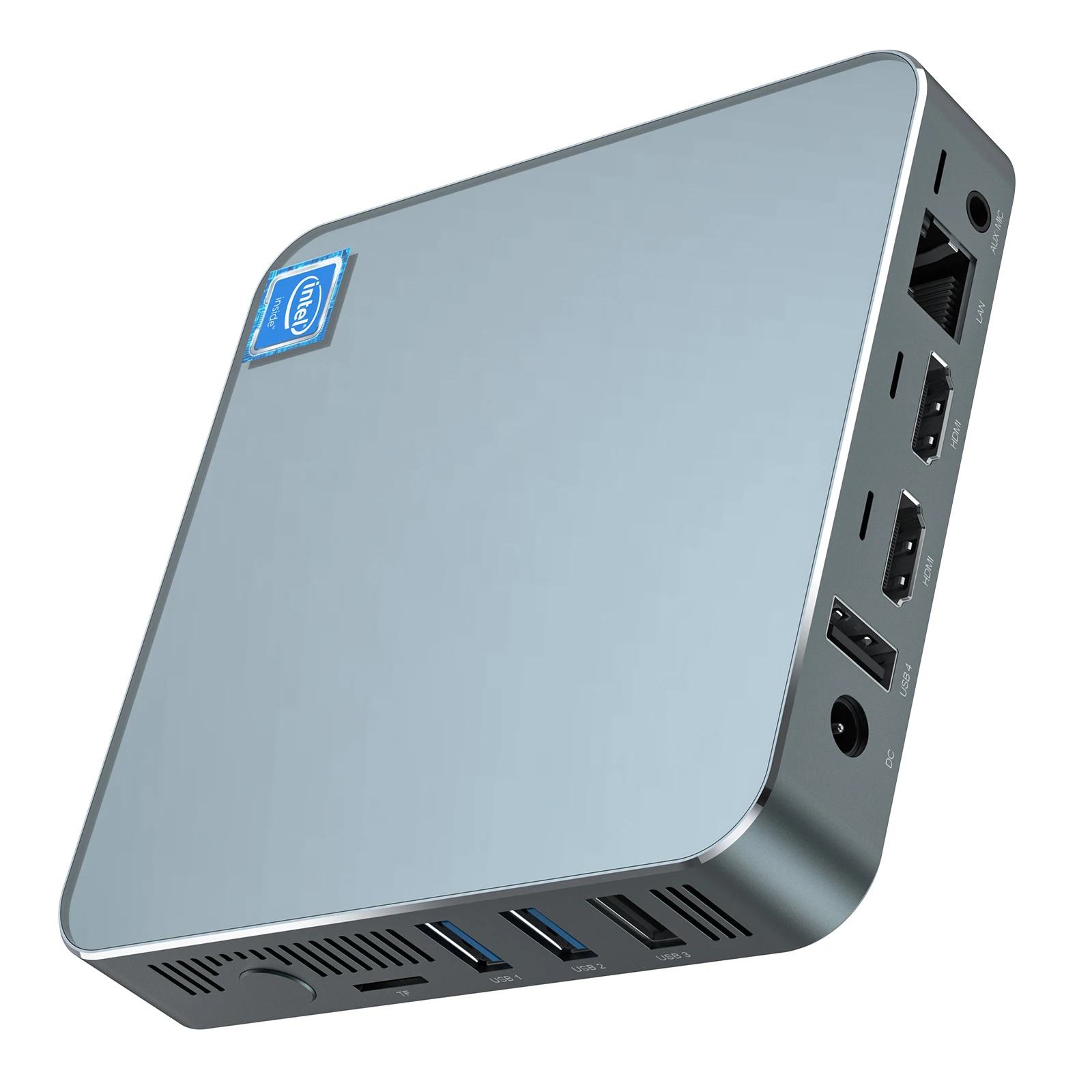 

GK7 Mini PC Win11 Win10 Linux Intel Celeron J4105 8G RAM 128GB/256GB/512GB SSD Dual WIFI 2.4G+5.8G RJ45 USB3.0 12V 2.5A