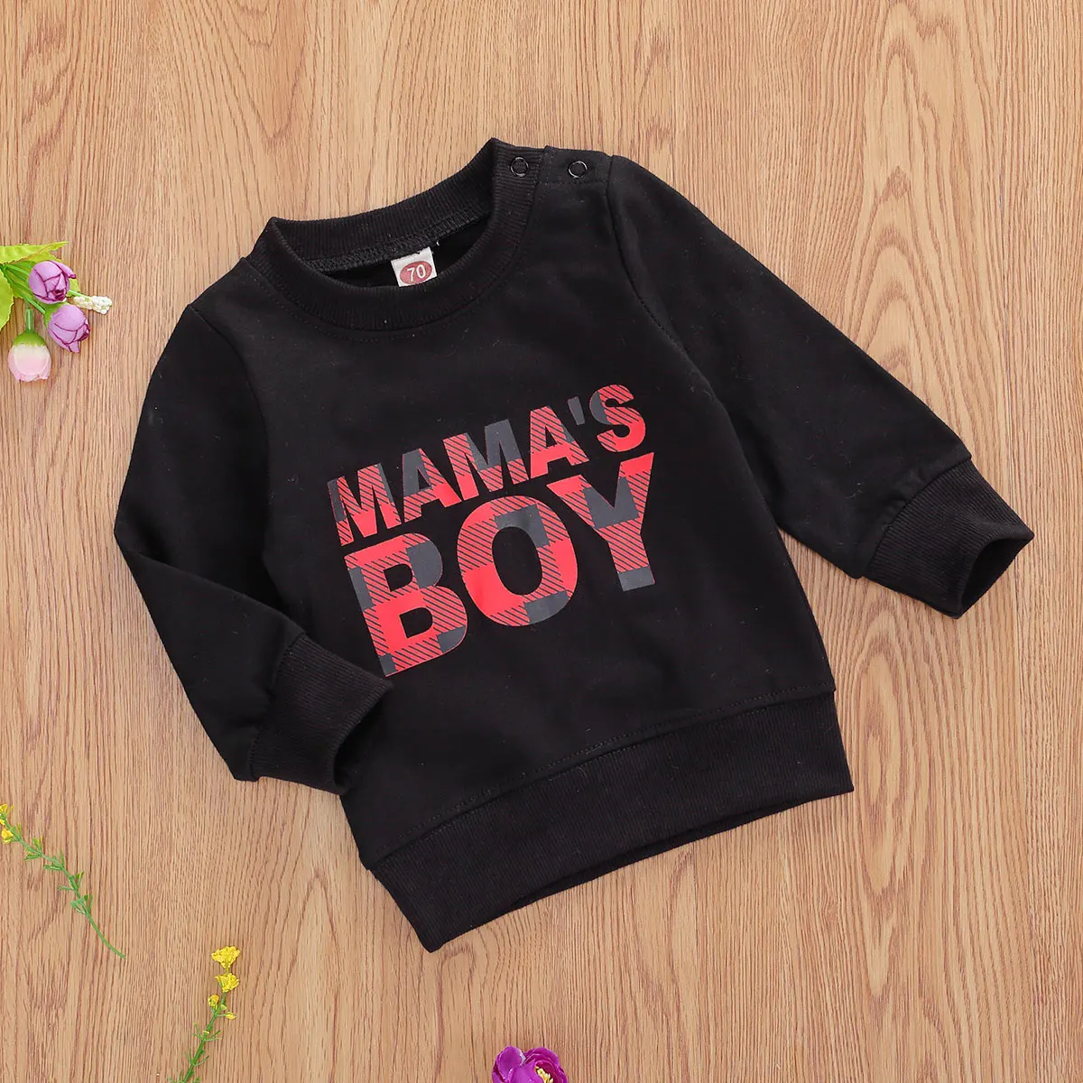 2020 New Hot 0-3Y MAMA Toddler Baby Boy Top Sweatshirt Long Sleeve Letter print Autumn Cotton Clothes Kids Outwear ropa de bebe |