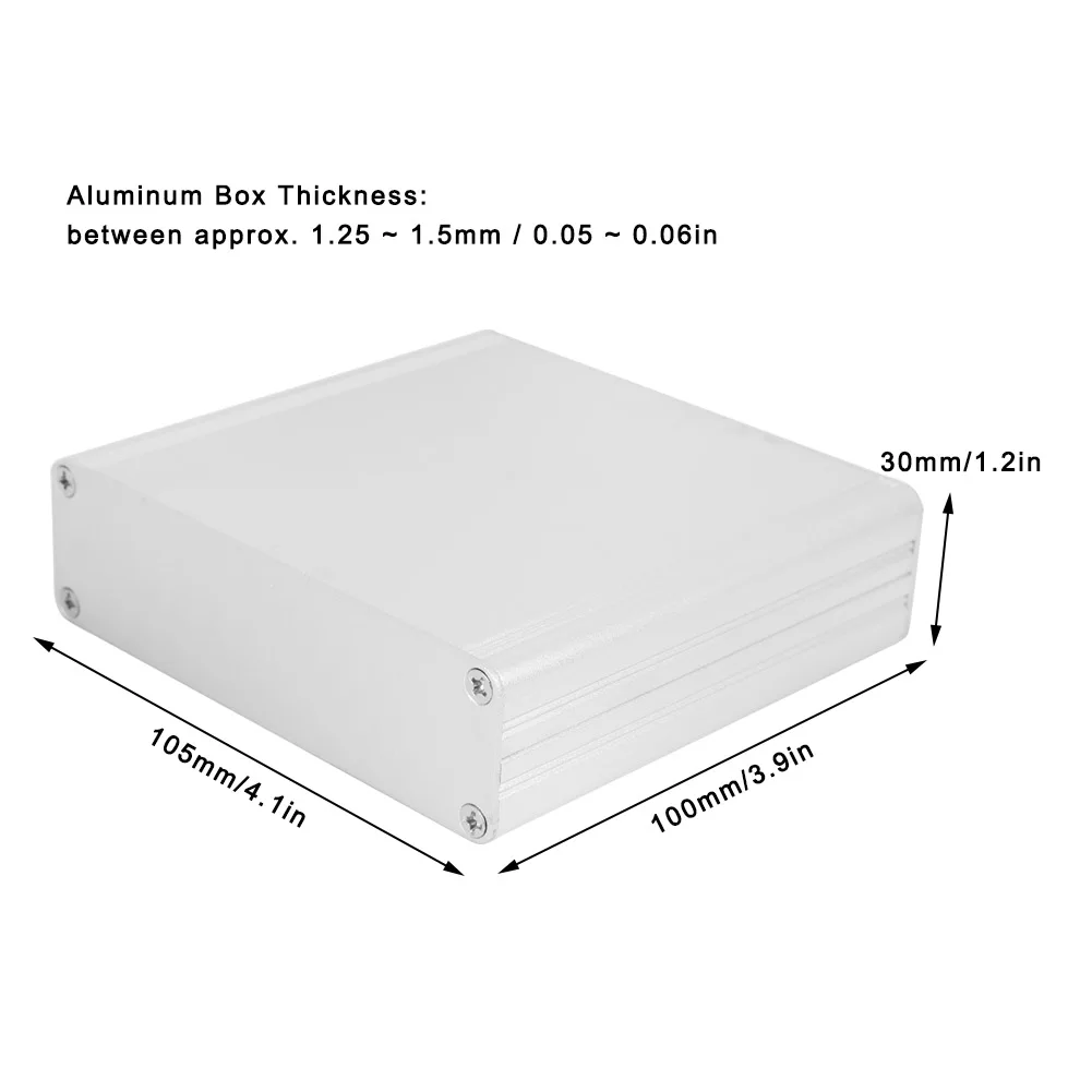 Чехол для корпуса алюминиевый корпус PCB распределительная коробка Электрический