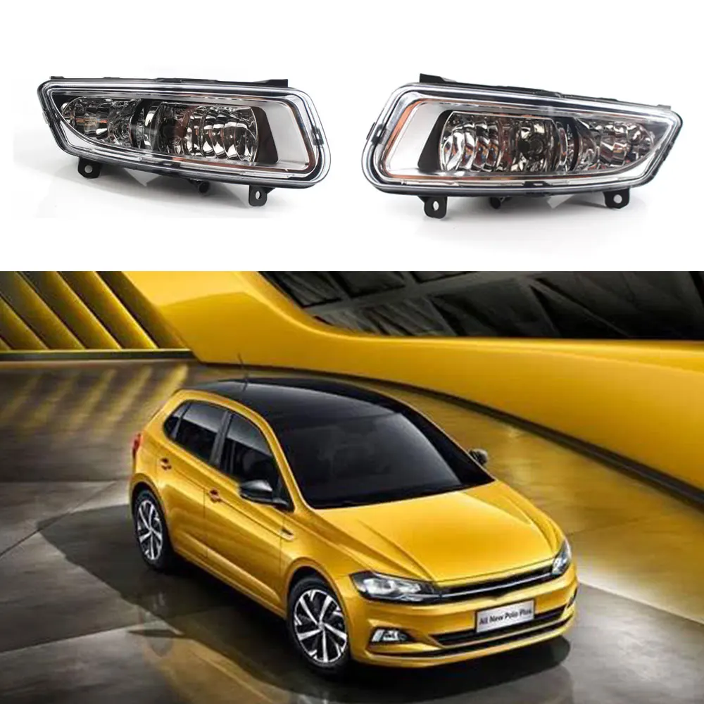 2 шт. влево/правой светодиодный дневные ходовые огни для VW поло 6R 2010 2011 2012 2013 2014