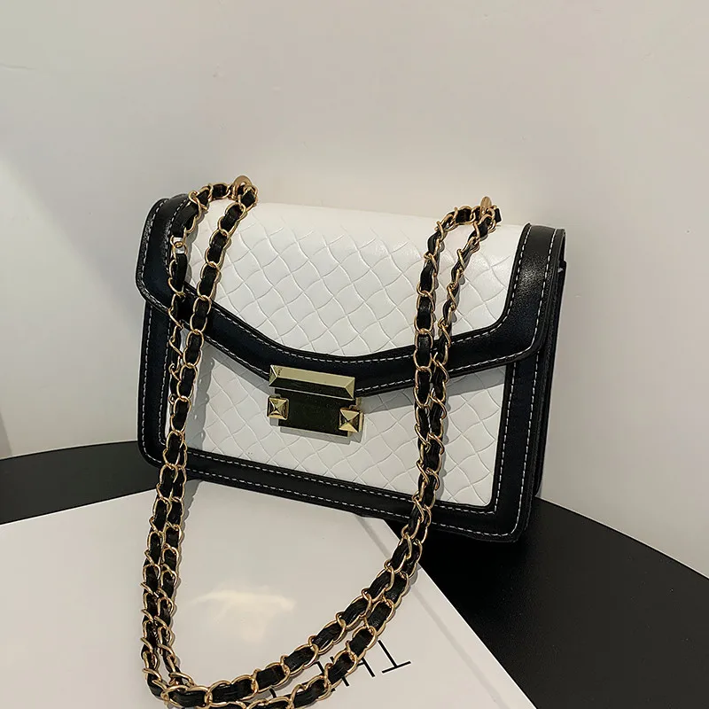 

Женские сумки через плечо в стиле ретро, клетчатые цветные квадратные Сумки из искусственной кожи для женщин, новая сумка-мессенджер на цеп...