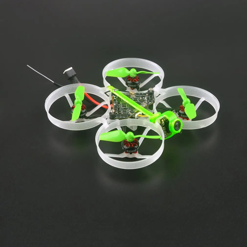 Happymodel-Dron de carreras con visi&oacute;n en primera persona, Moblite7 75mm 1S Whoop Dron, BNF con controlador de vuelo diamante F4 5A BB2 ESC EX 0802 19000KV-4