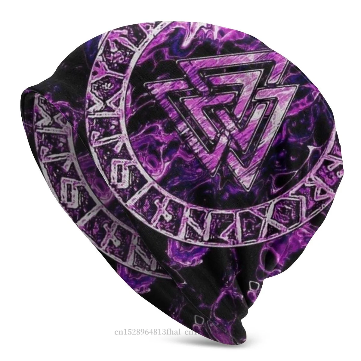 

Vikings Skullies облегающие шапки фиолетовая шапка зимняя теплая шапочка головные уборы для мужчин и женщин