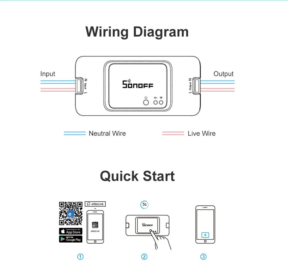 Sonoff Basic R3 беспроводной Wifi Переключатель 220 В/светильник/с Google Home/Alexa/Ewelink модуль автоматизации умный дом Diy умный переключатель