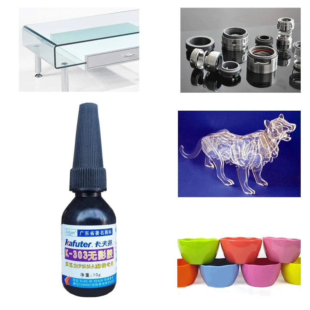 

1pcs 10g Shadowless Adhesive K-303 Acrylic Glass Plastic Bonding Multifunctional Repair UV Glue For Acrylic Adhesive