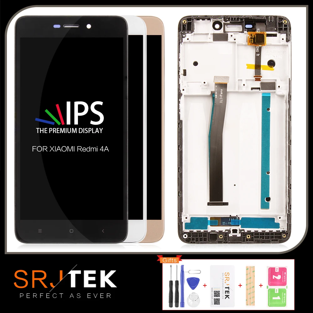 Srjtek 5 0 &quotLCD для XIAOMI Redmi 4A сенсорный экран в сборе/рамка дисплея запасные