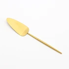 Золотые столовые приборы из нержавеющей стали, лопата для тортов, десертов, Пирогов, пиццы, лопата для серверов, длина 10,9 дюйма