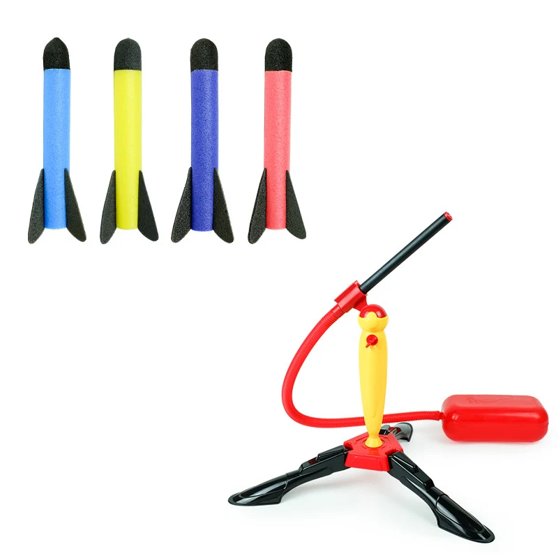 

Children's Game Soaring Rocket Toy Pedal Launcher Rocket EVA Bomb Outdoor Sports Parent-child Interactive Toy Party Game