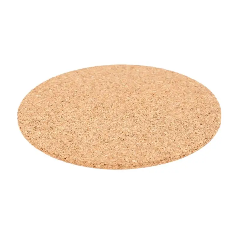 

1Pcs Handy Round Shape Dia 9cm Plain Natural Cork Coasters Wine Drink Coffee Tea Cup Mats Table Pad For Home Office Kitchen New