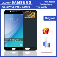 5 2 original super amoled lcd display replacement part for samsung galaxy c5 pro lcd c5010 lcd touch screen digitizer assembly