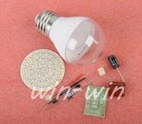 2pcs 38 leds energy saving lamps suite without led diy kits diy electronics