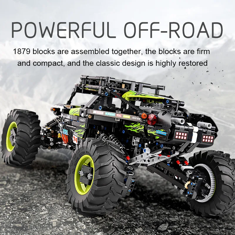 Yeshin Technic автомобильные игрушки MOC-19664 4WD RC багги автомобиль совместим с Lepining