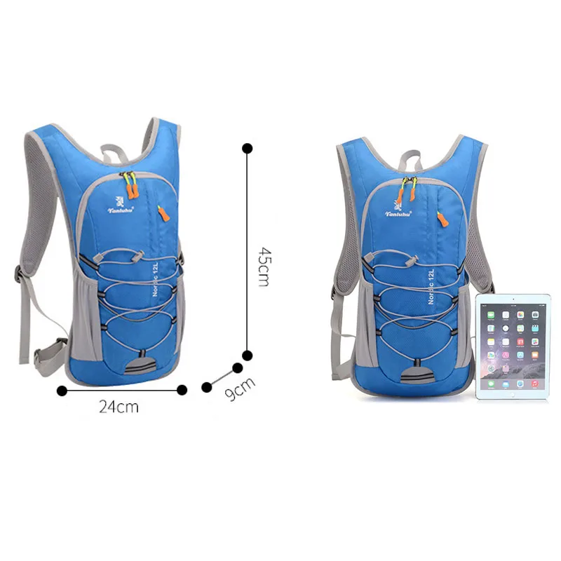 

Backpack for Running Bicycle Cycling Reflective Backpack Fashion Lightweight Men's Backpack Women Outdoor Sport Hiking Male Bag