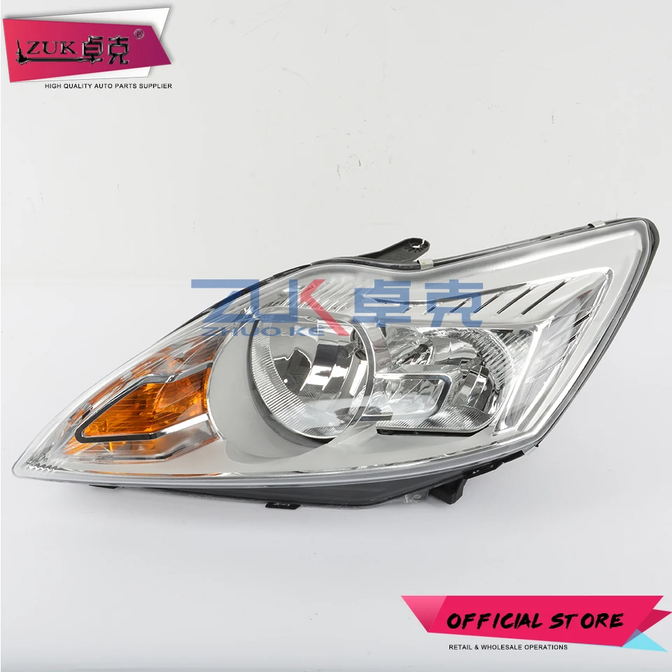 Налобный фонарь ZUK налобный в сборе для Ford Focus MK2 2009 2010 2011 2012 2013 2014 седан хэтчбек