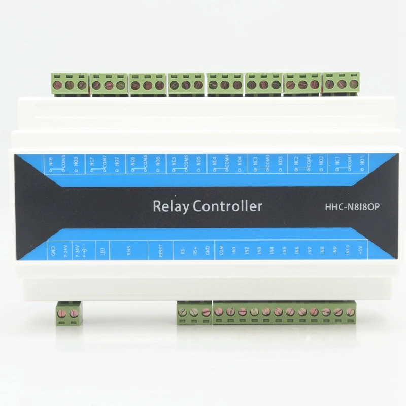

8 Channel Industrial Ethernet IP Network Relay Module Remote Controller Device Ethernet to RS485 Bistable Relay MODBUS