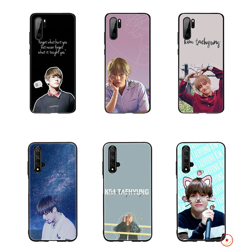 Мягкий силиконовый чехол V Kim Tae Hyung K Pop для huawei Honor 10 9X9 8 8X Lite 7X 7C 7A 6A Note |