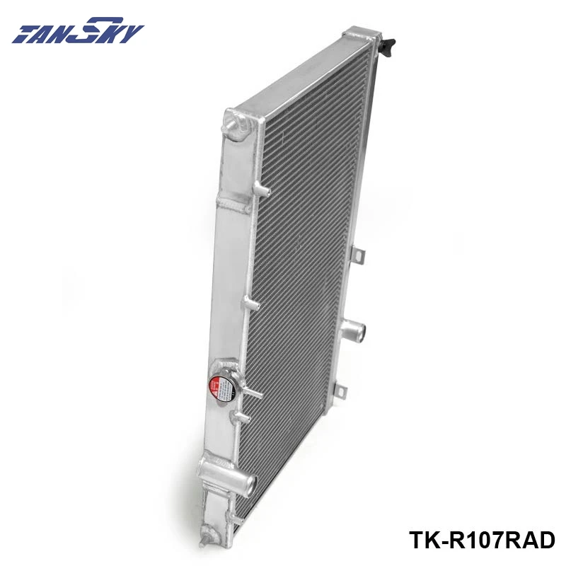 42 мм 2 рядный алюминиевый радиатор для Mitsubishi LANCER EVO 4 5 6 1997 1998 1999 2000 MT|radiator for